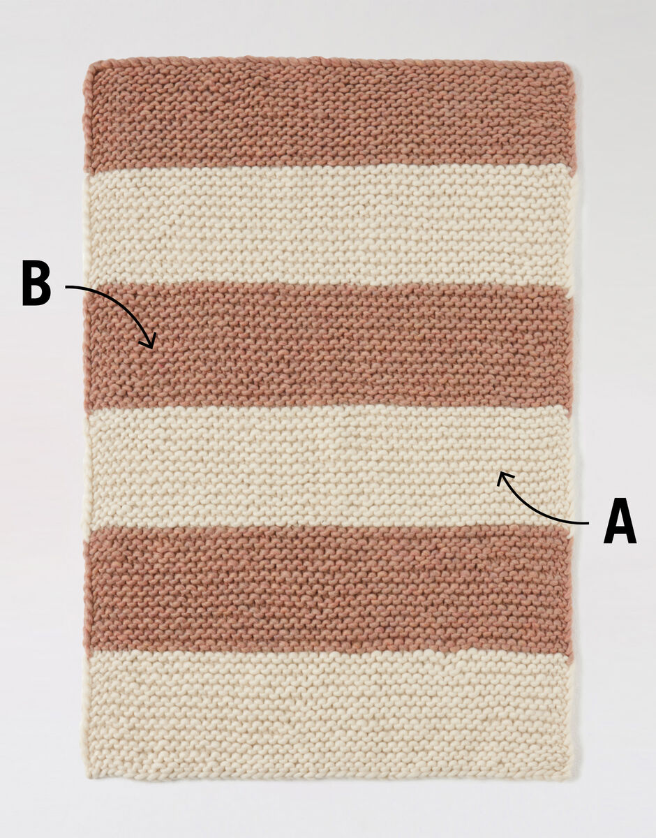 Wrap Up Two Tone Decke