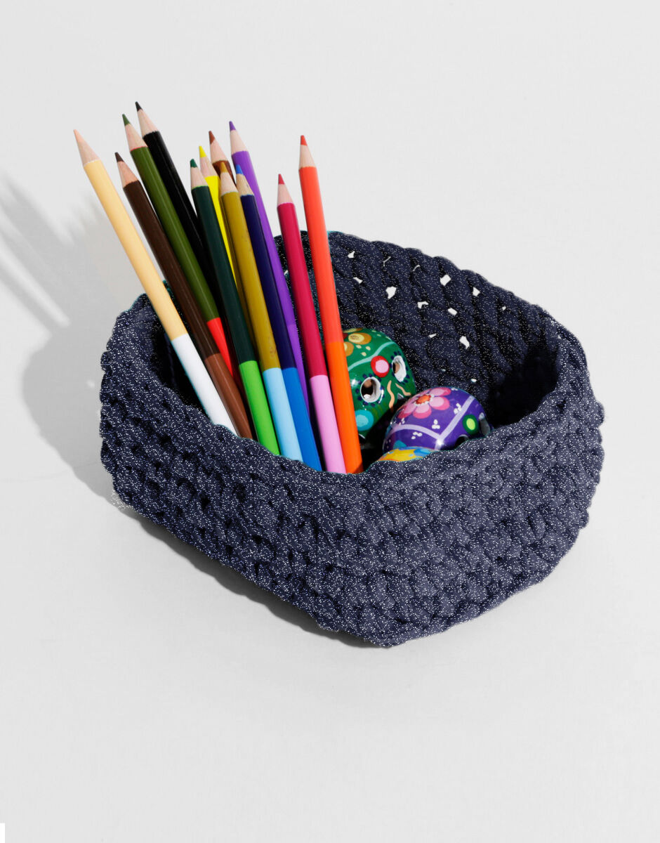 Boogie Basket Blue Denim