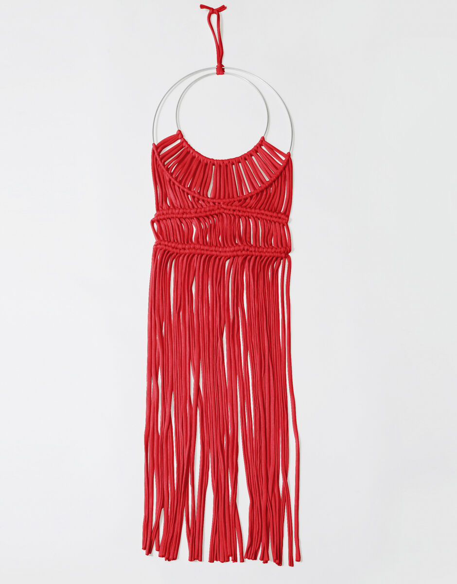 Shadows and Light Wall Hanging Lipstick Red