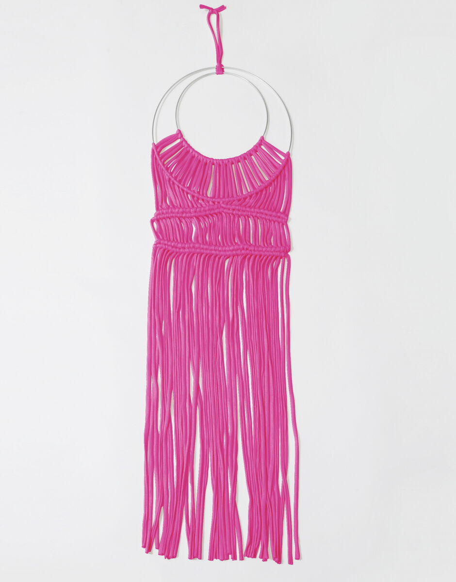 Shadows and Light Wall Hanging Hot Pink