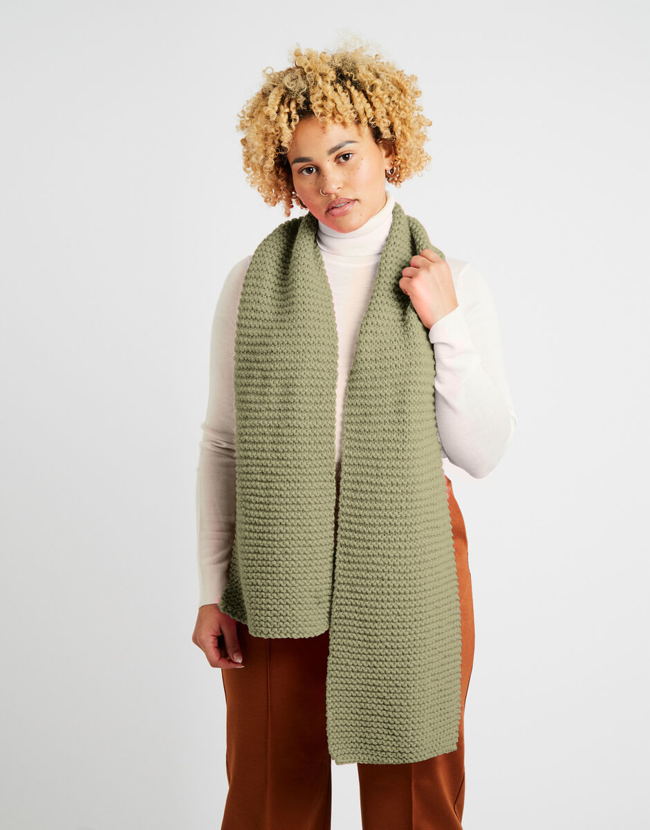 Smith Scarf Eucalyptus Green