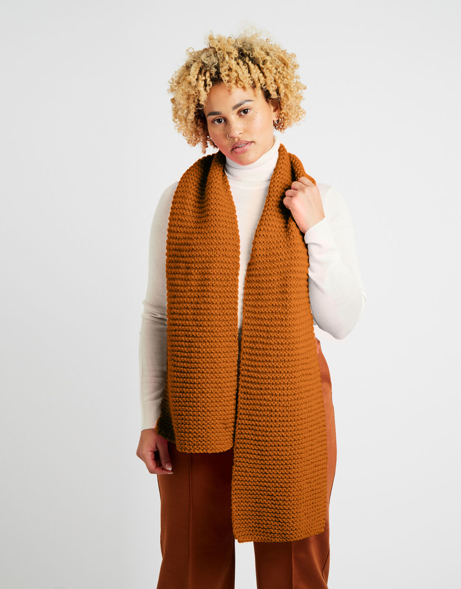 Smith Scarf Chestnut Brown