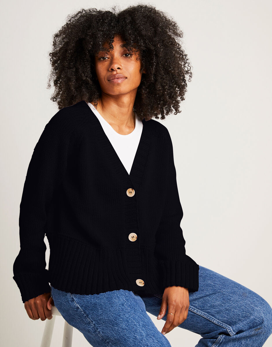 Hold On Cardigan Cinder Black