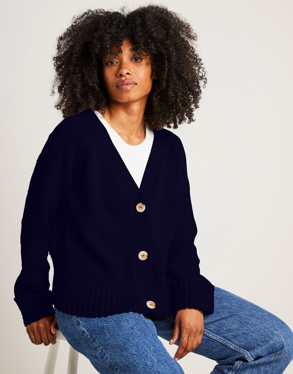 Hold On Cardigan Midnight Blue