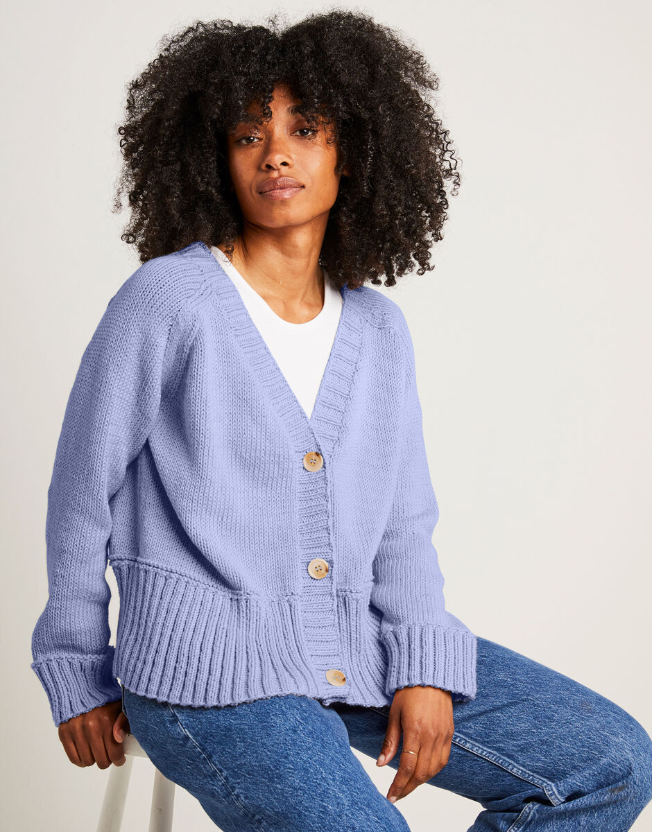 Hold On Cardigan Purple Haze