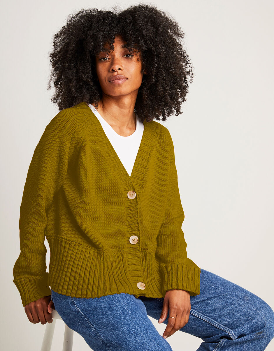 Hold On Cardigan Moss Green