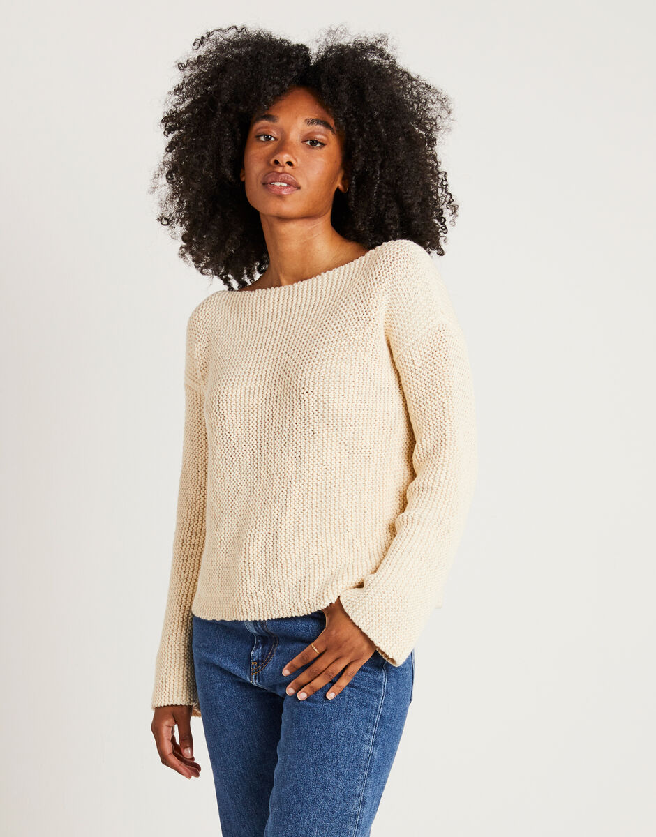 Follow You Sweater Ivory White