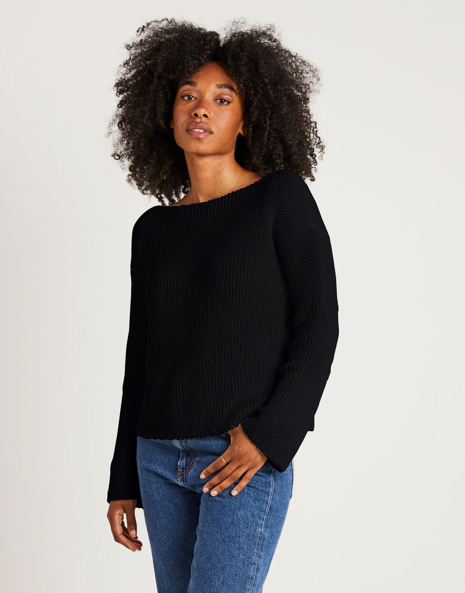 Follow You Sweater Cinder Black