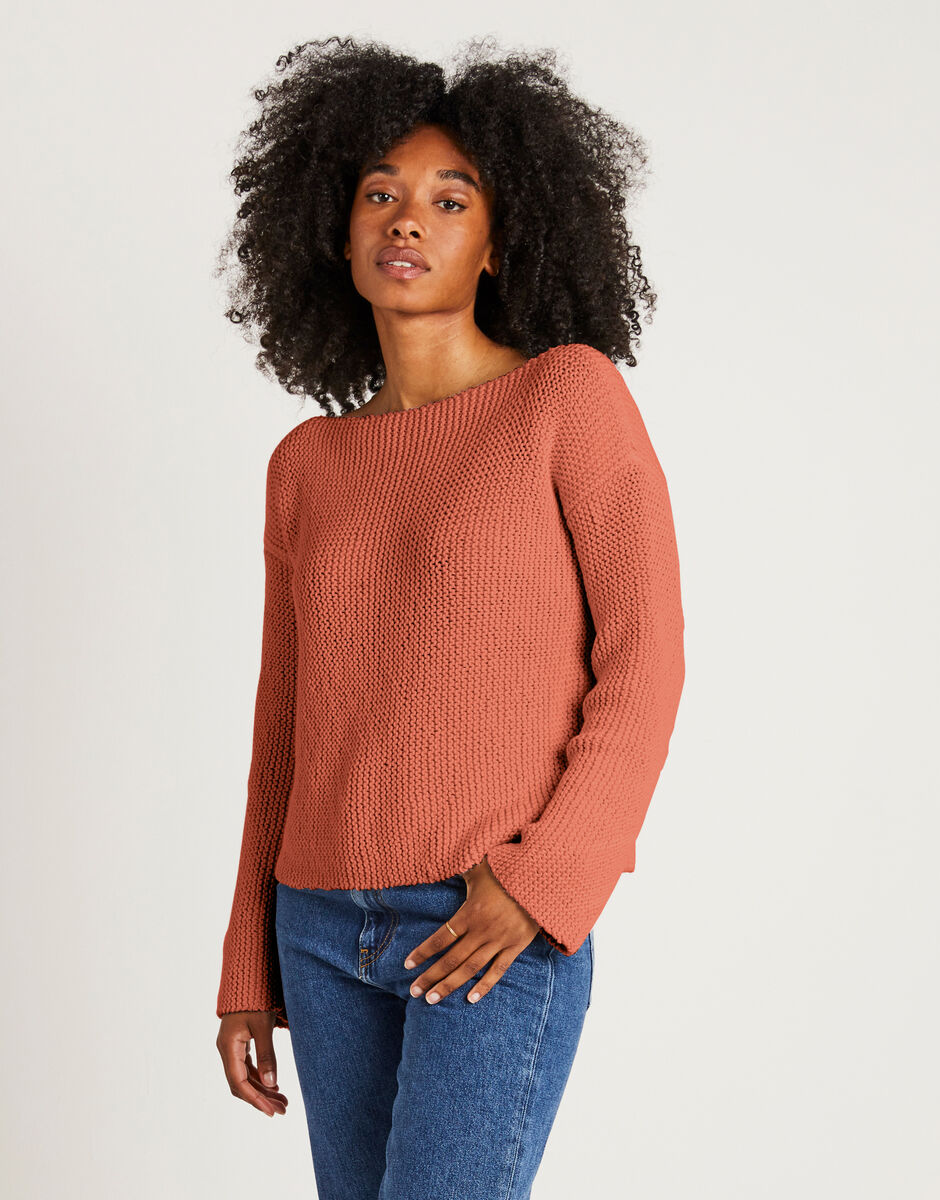 Follow You Sweater Bazaar Orange