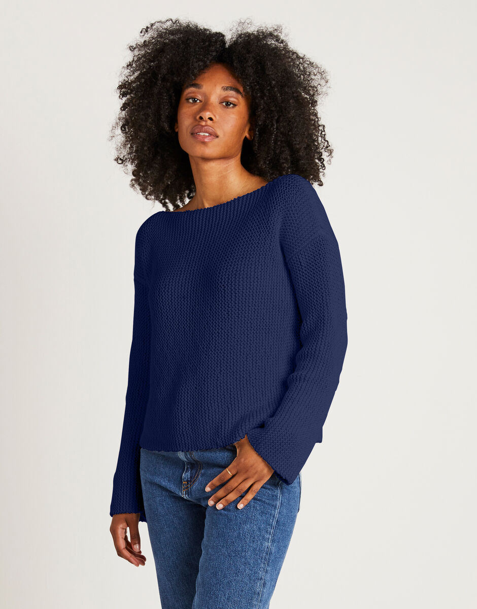 Follow You Sweater Cobalt Blue