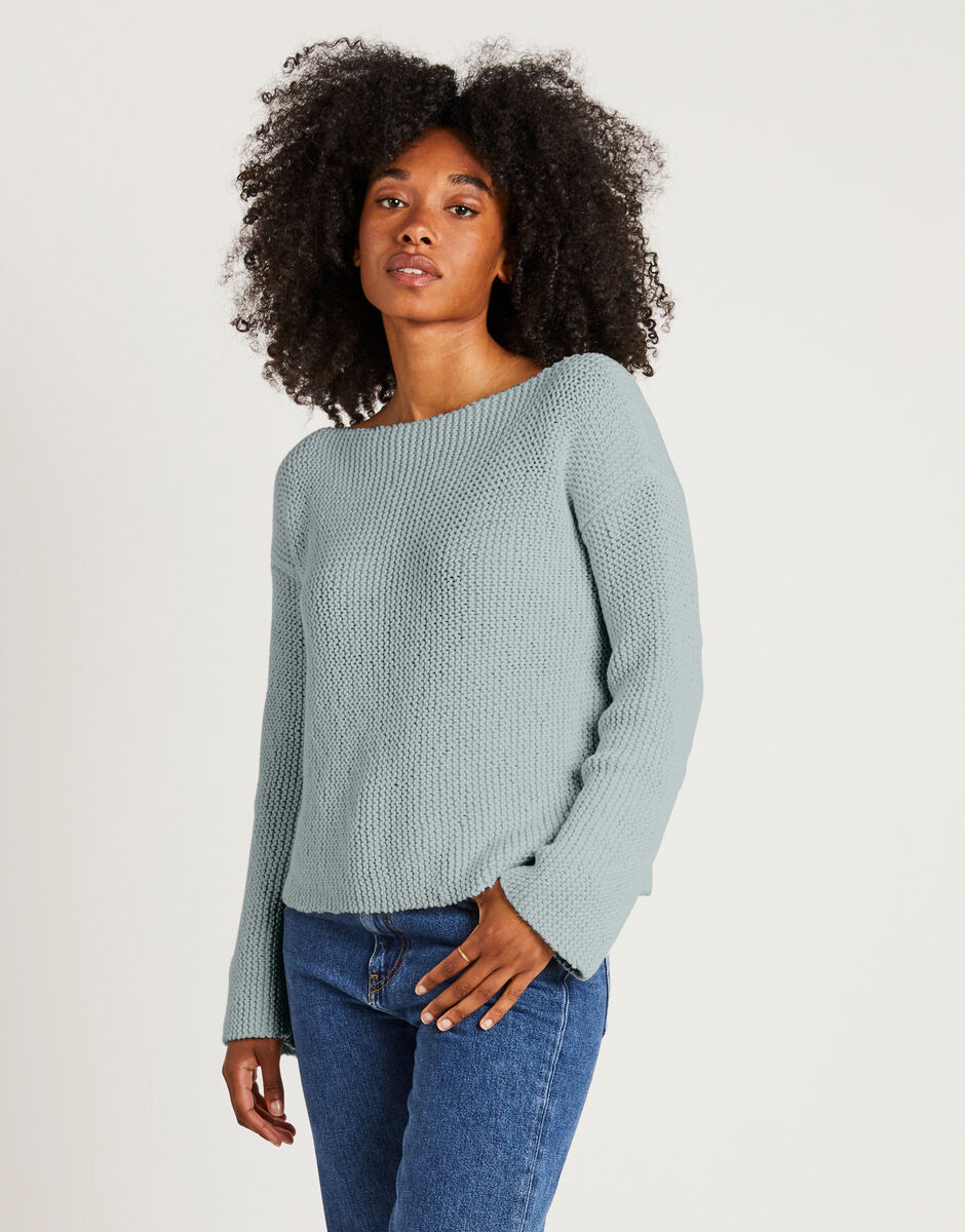 Follow You Sweater Duck Egg Blue