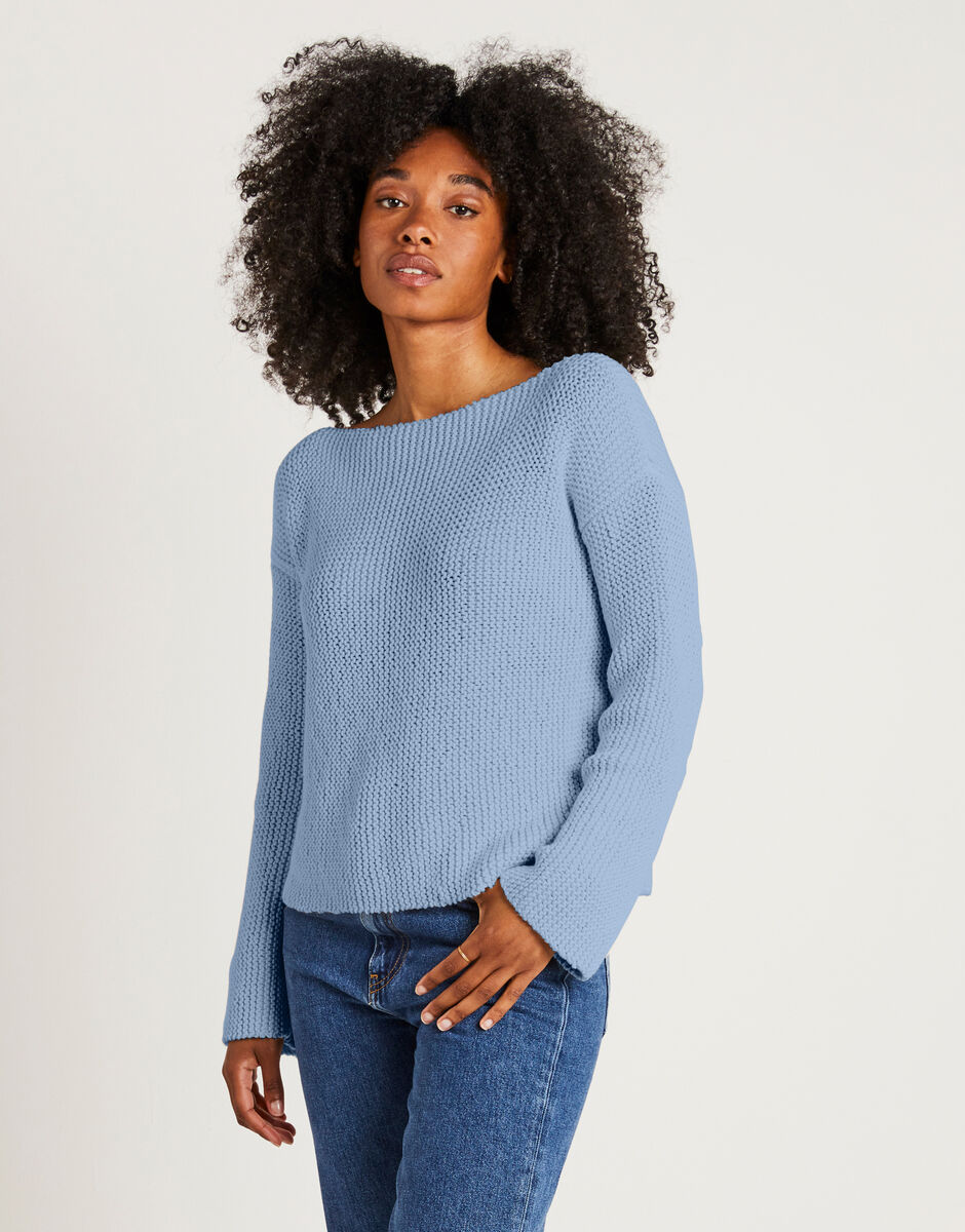 Follow You Sweater Powder Blue