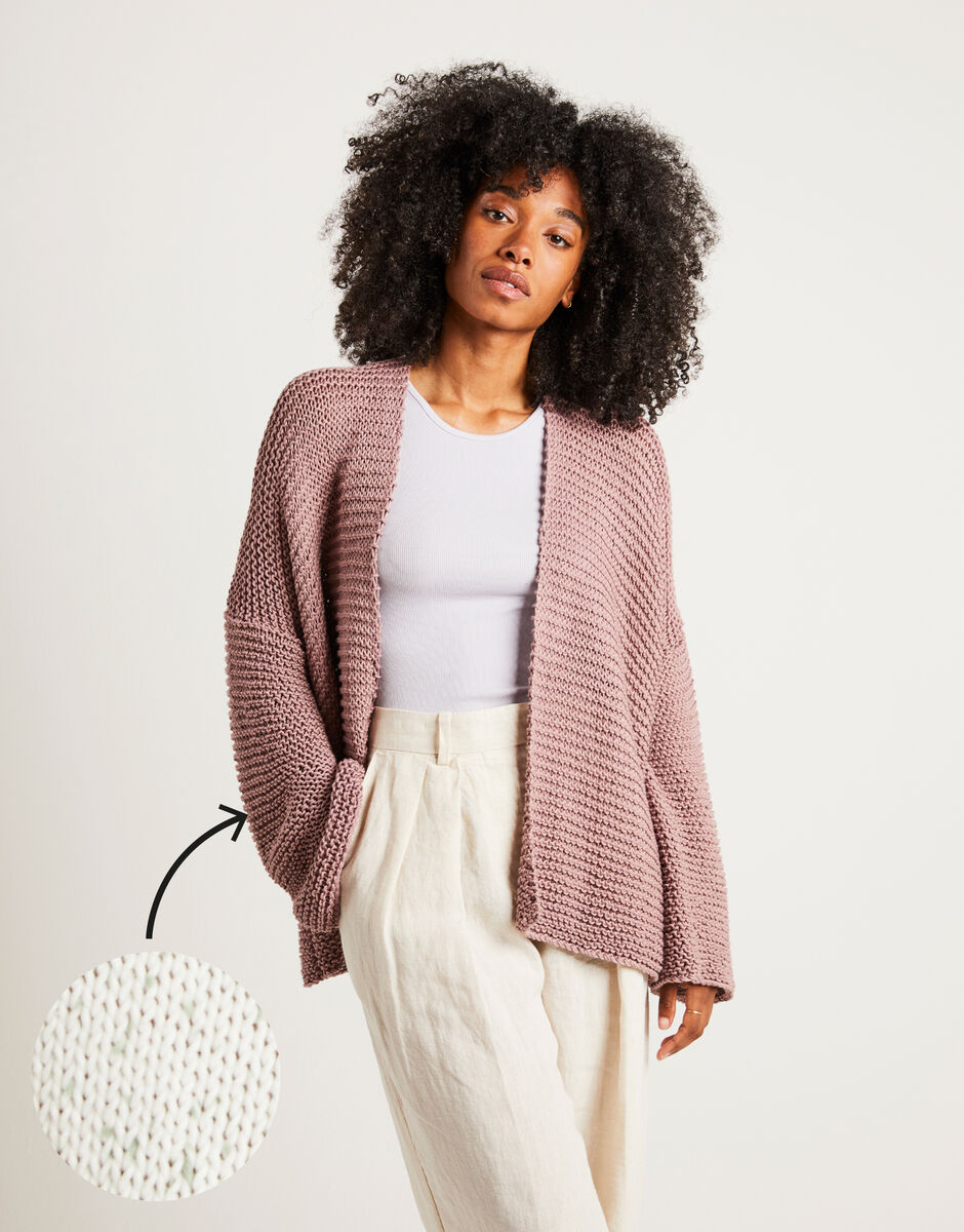 Break My Heart Cardigan Eucalyptus Spots