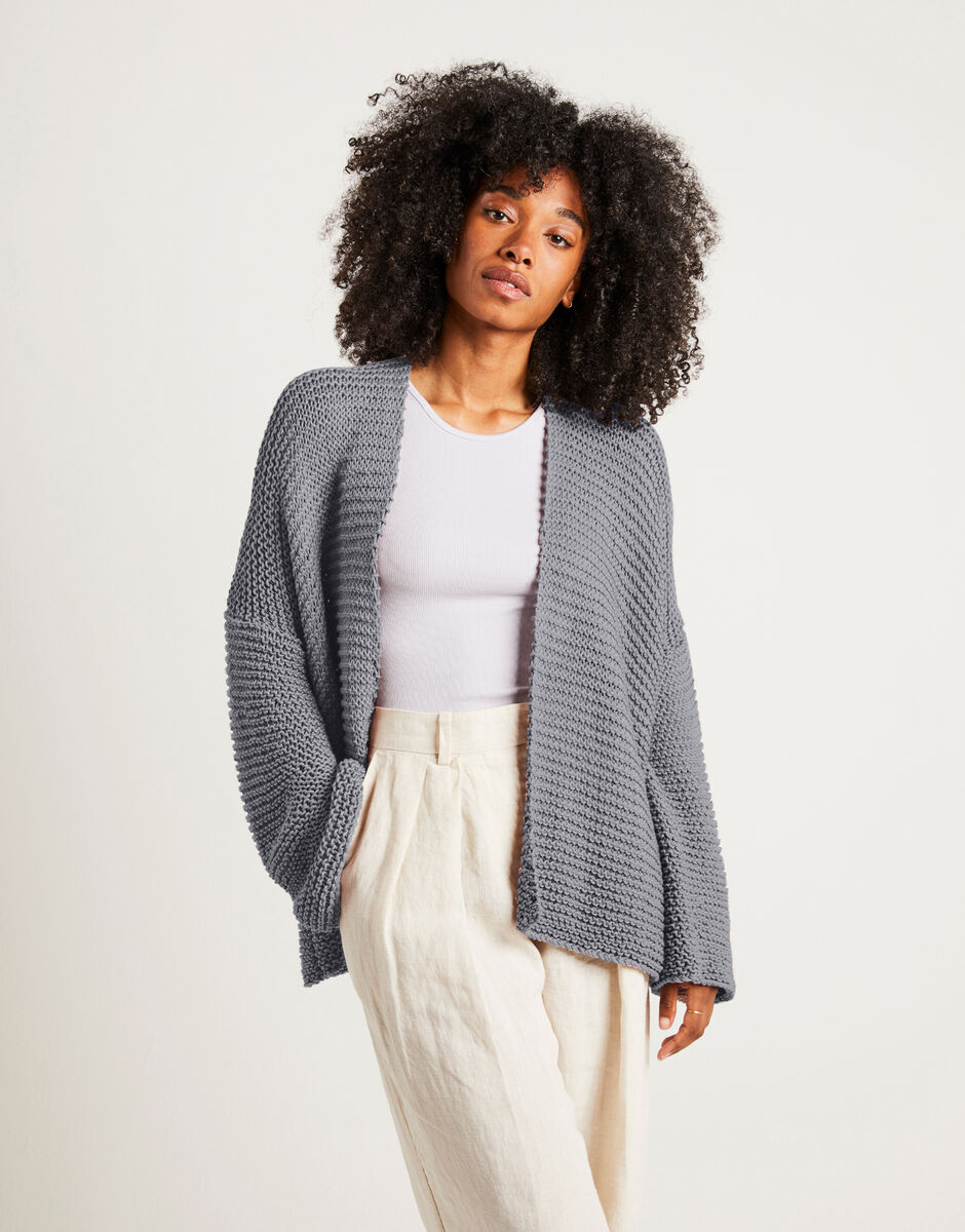 Break My Heart Cardigan Jog Grey