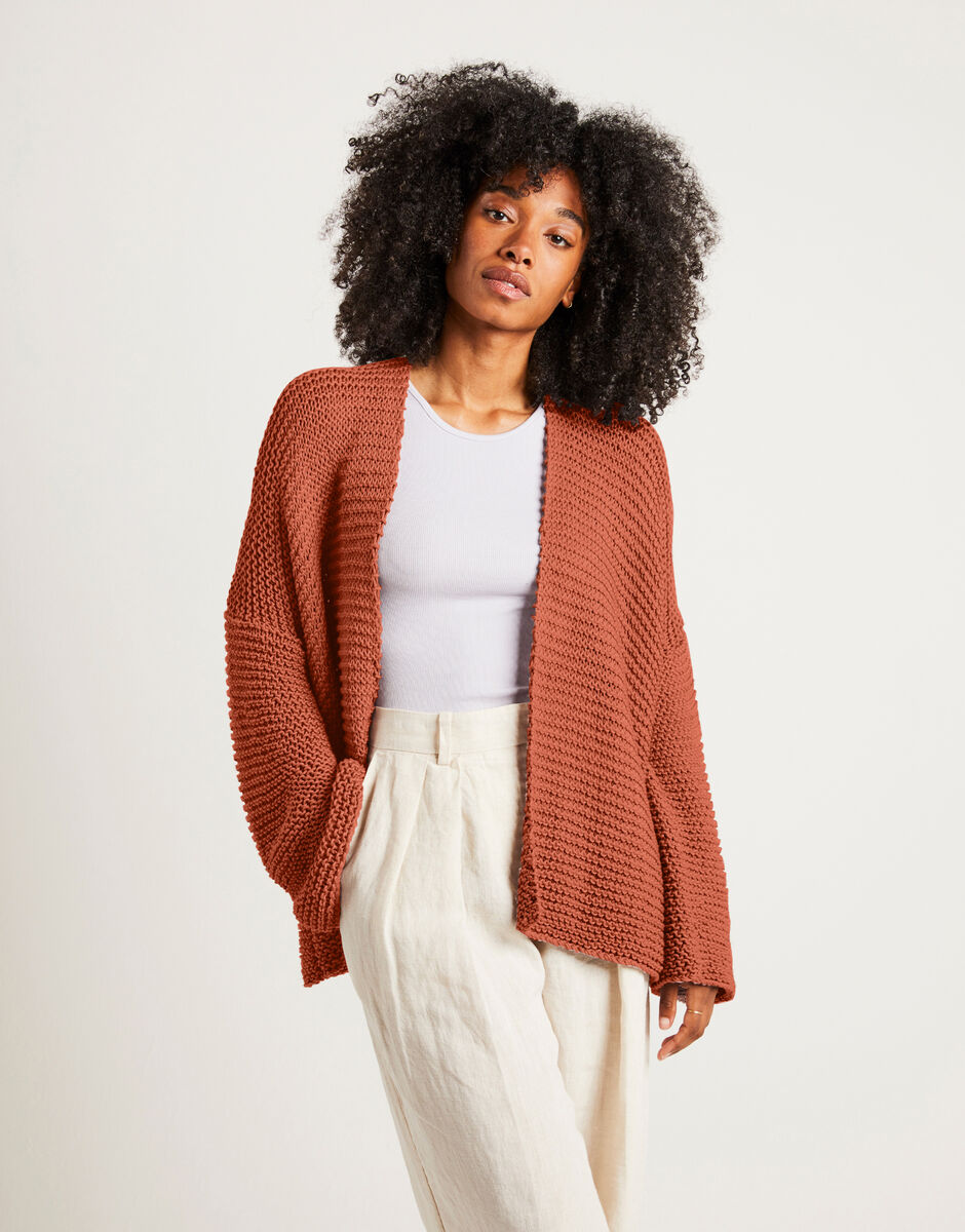 Break My Heart Cardigan Bazaar Orange
