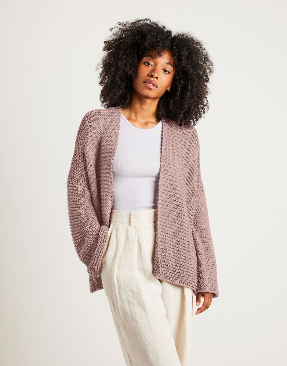 Break My Heart Cardigan Cameo Rose