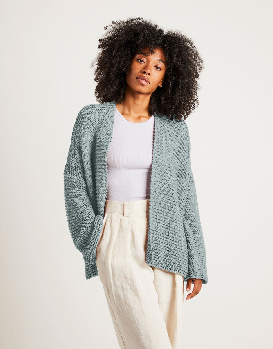 Break My Heart Cardigan Duck Egg Blue