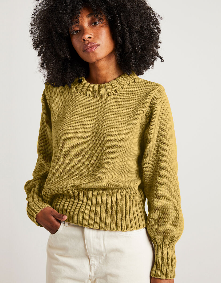Love Again Pullover Chalk Yellow