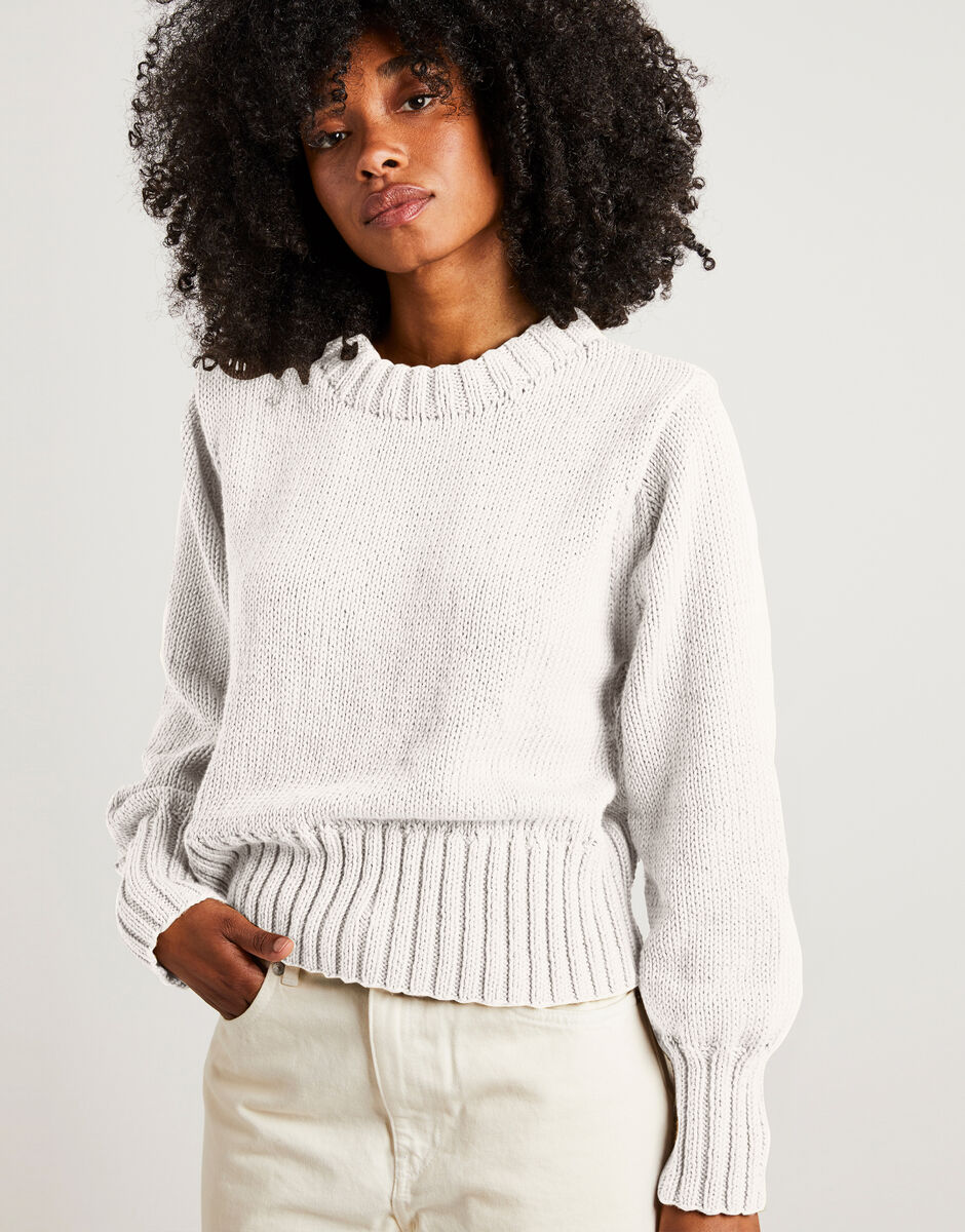 Love Again Pullover Ivory White