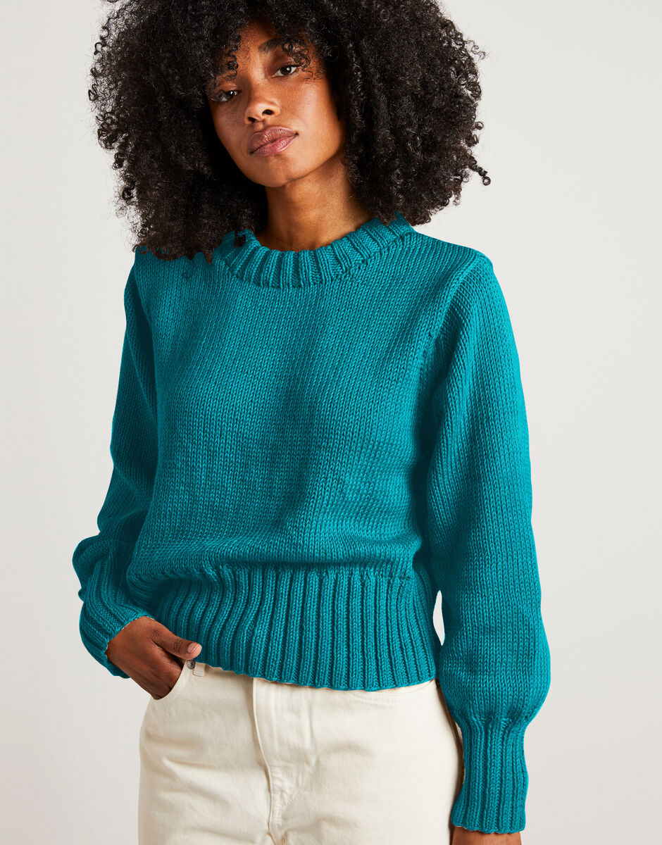 Love Again Pullover Turquoise Waters