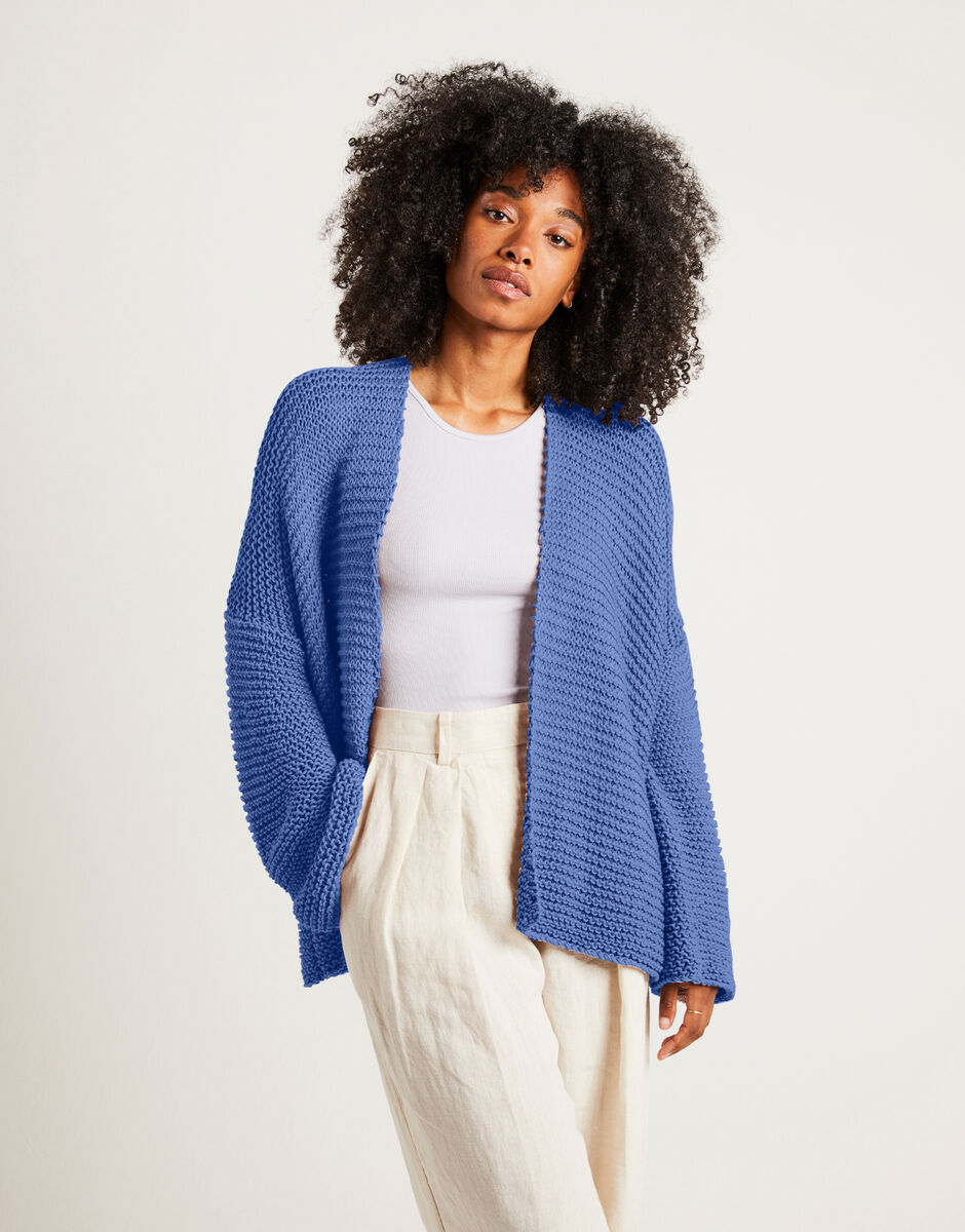 Break My Heart Cardigan Cloudy Blue