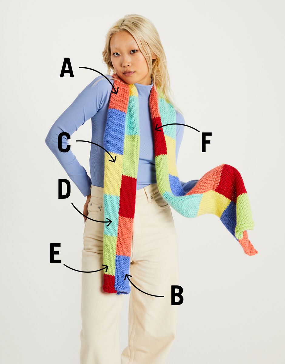 Golden Scarf Pattern