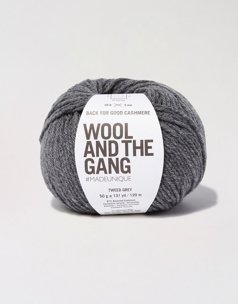 Back For Good Cashmere Tweed Grey