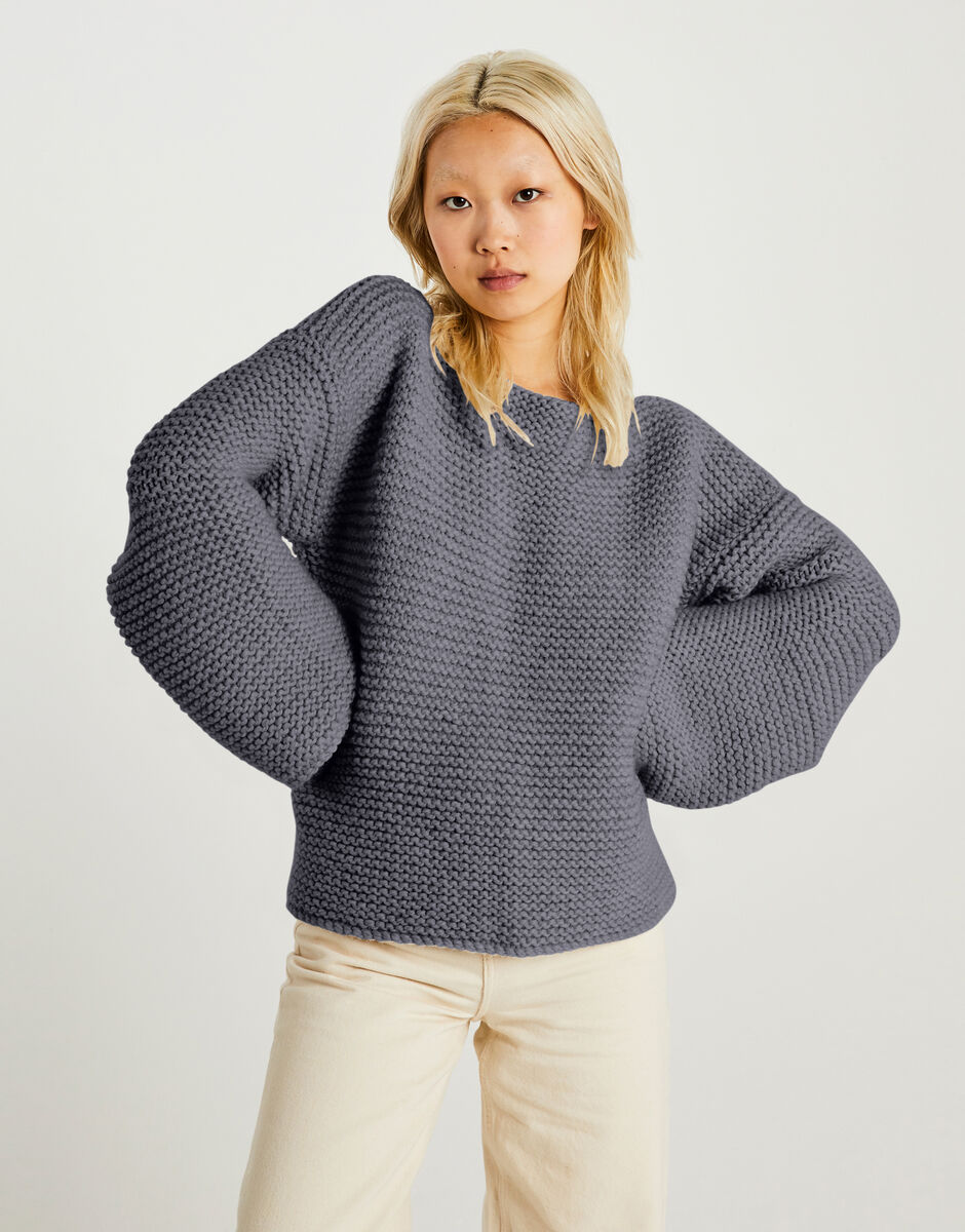 Sunrise Pullover Tweed Grey