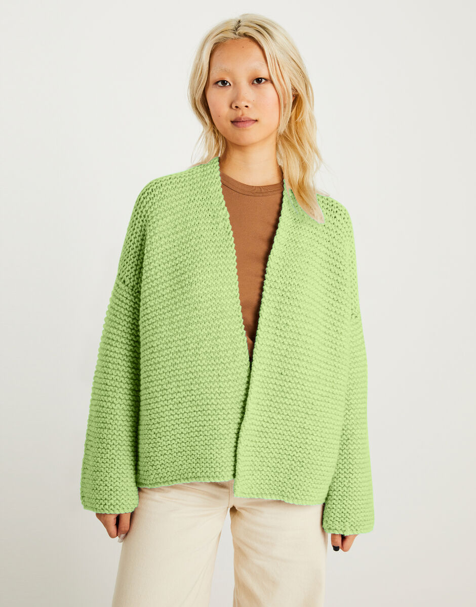 Breathe Cardigan Lime Sorbet