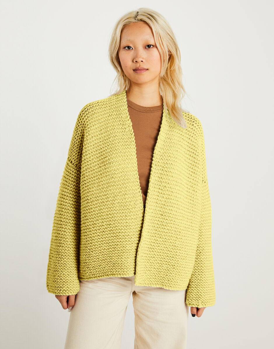 Breathe Cardigan Chalk Yellow