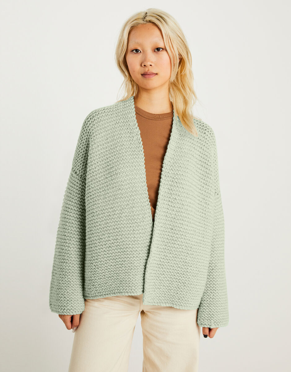 Breathe Cardigan Eucalyptus Green