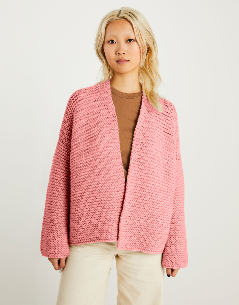 Breathe Cardigan Rocksalt Red