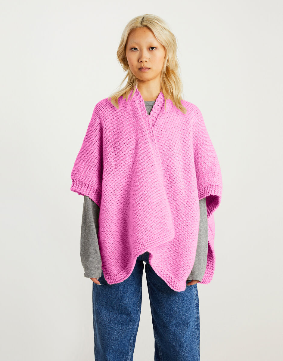 Beside You Shawl Bubblegum Pink