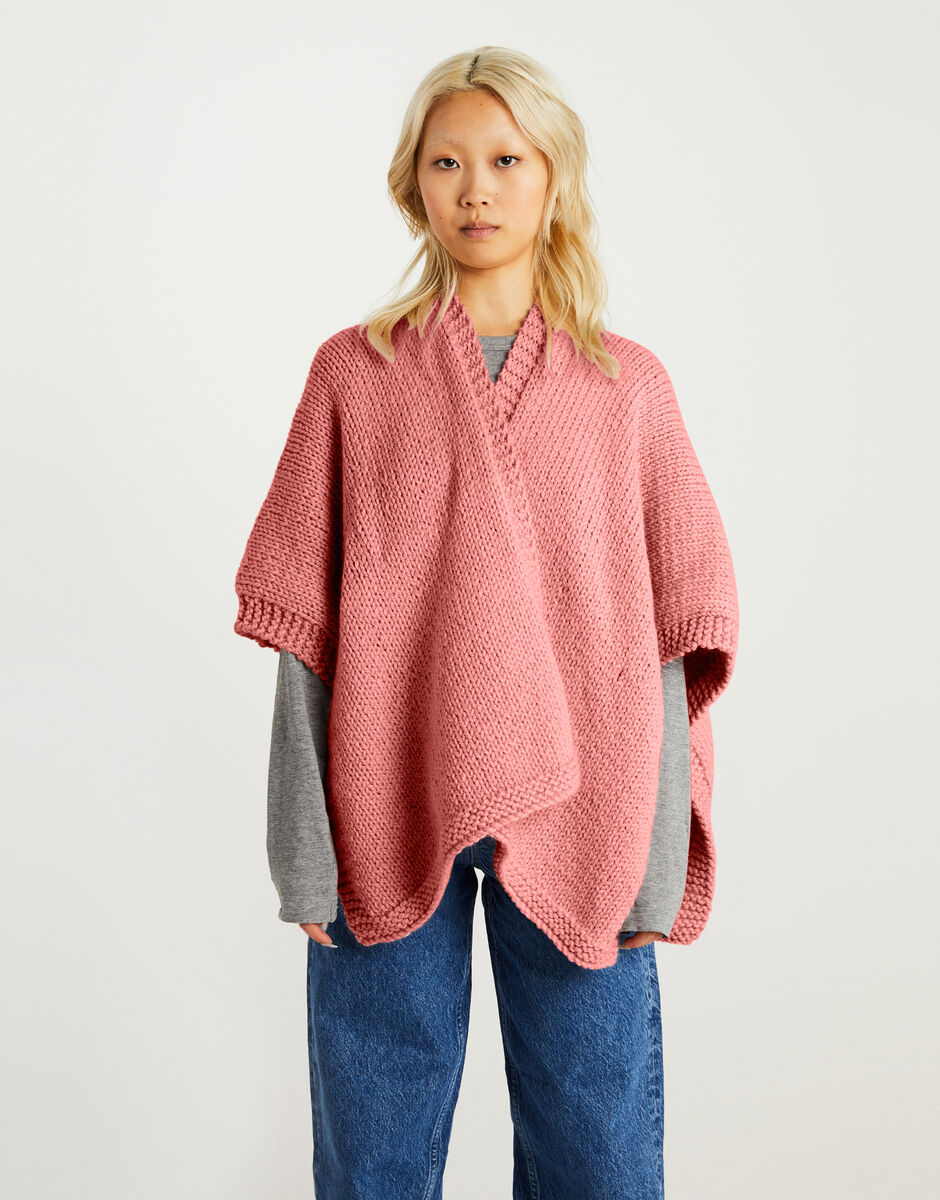Beside You Shawl Rocksalt Red