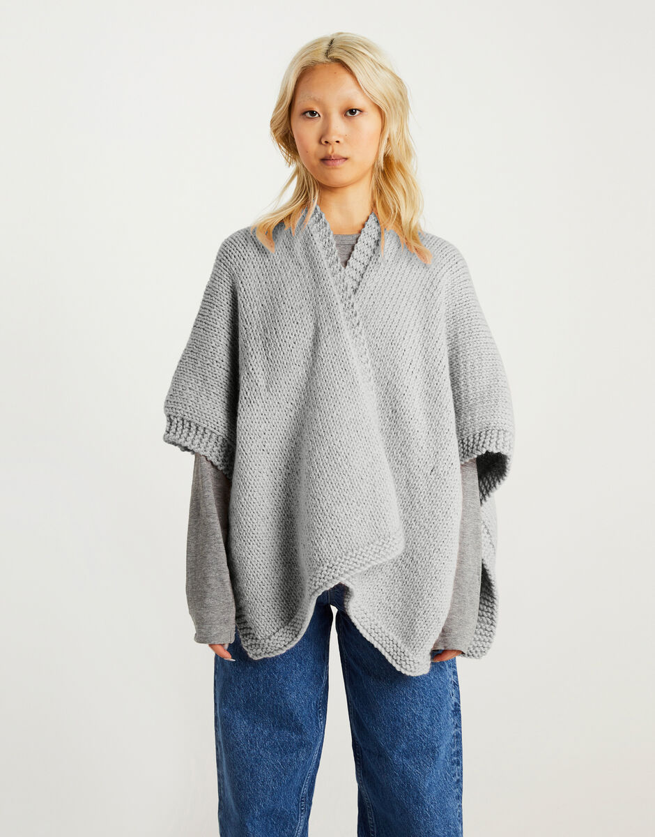 Beside You Shawl Rocky Grey
