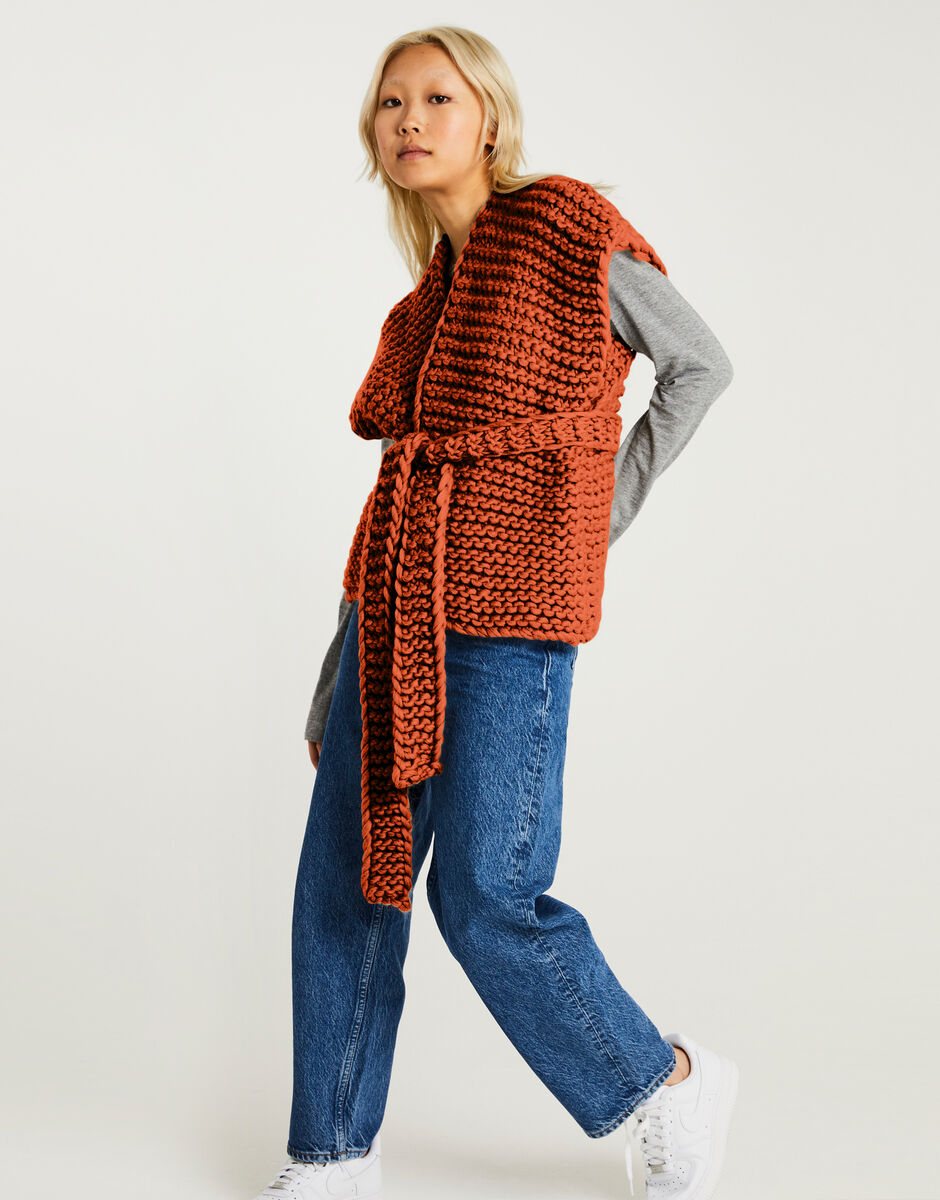 Lucky Wrap Earthy Orange