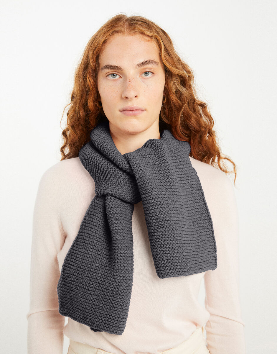 Everything Changes Scarf Tweed Grey