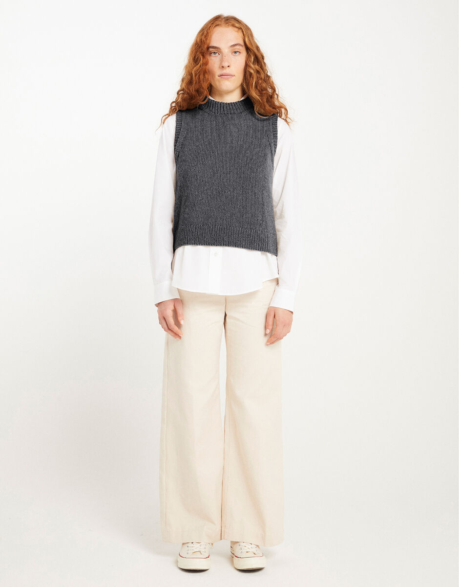 Patience Tank Tweed Grey