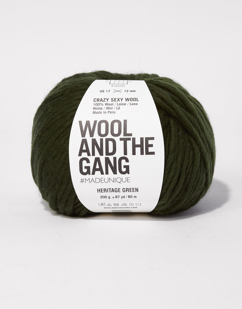 Crazy Sexy Wool Heritage Green
