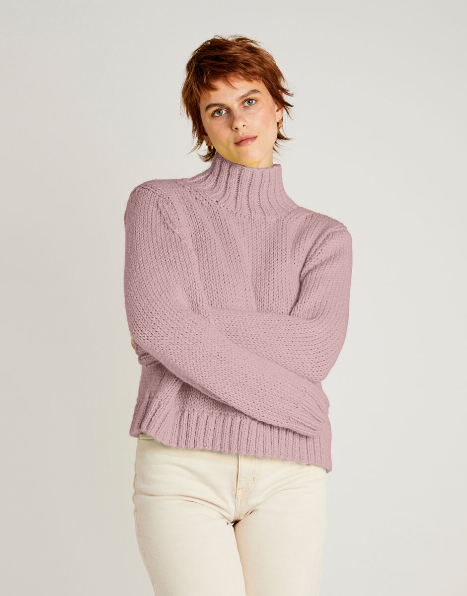 Small World Sweater Cameo Rose