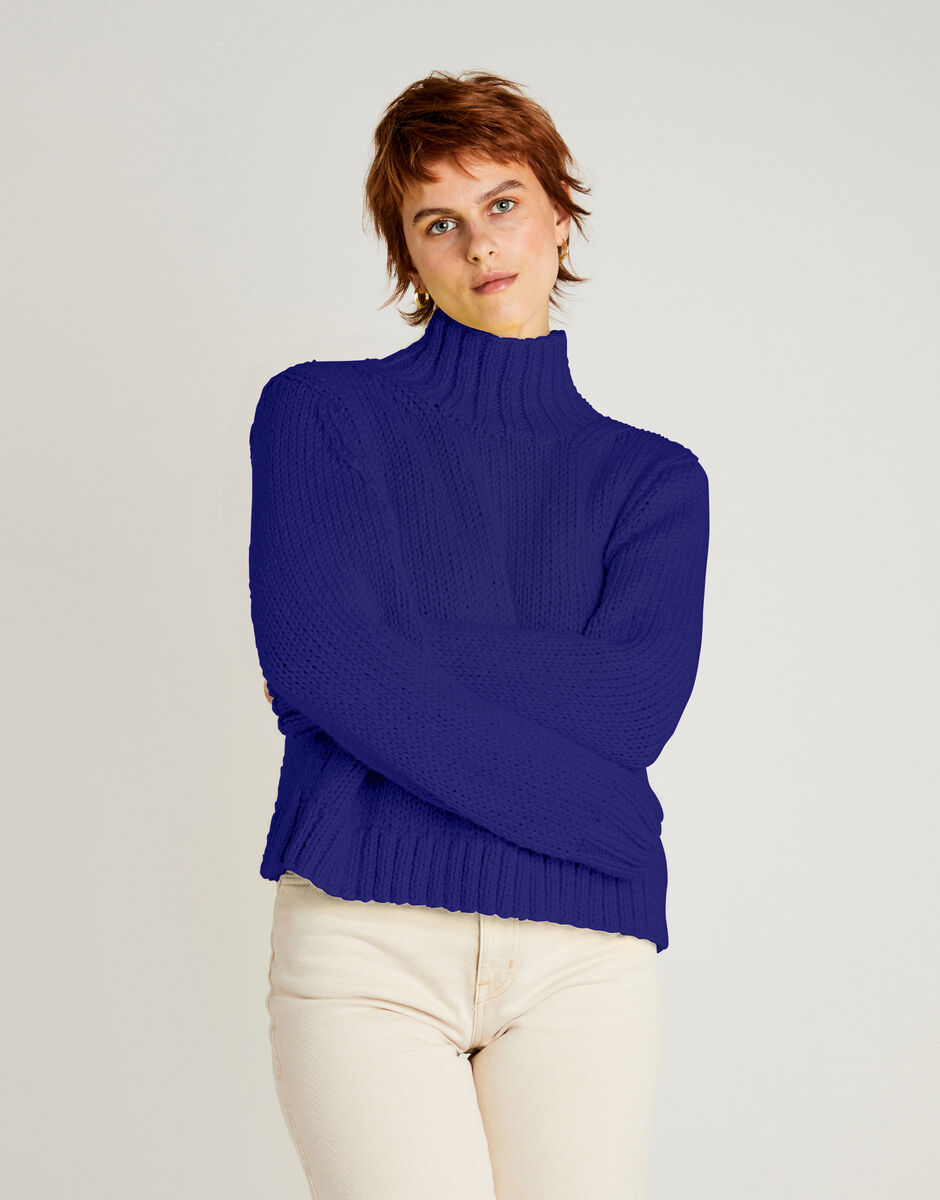 Small World Sweater Midnight Blue