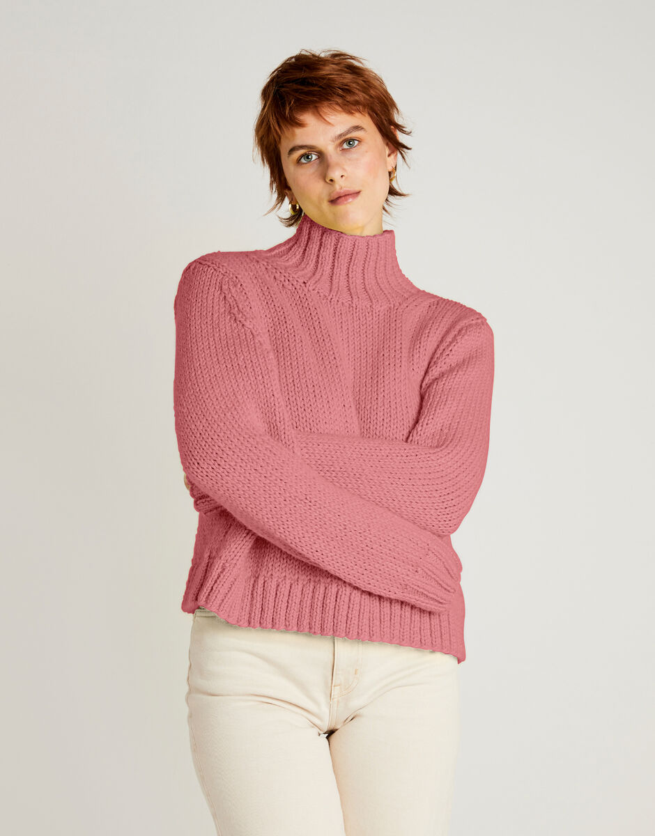 Small World Sweater Rocksalt Red