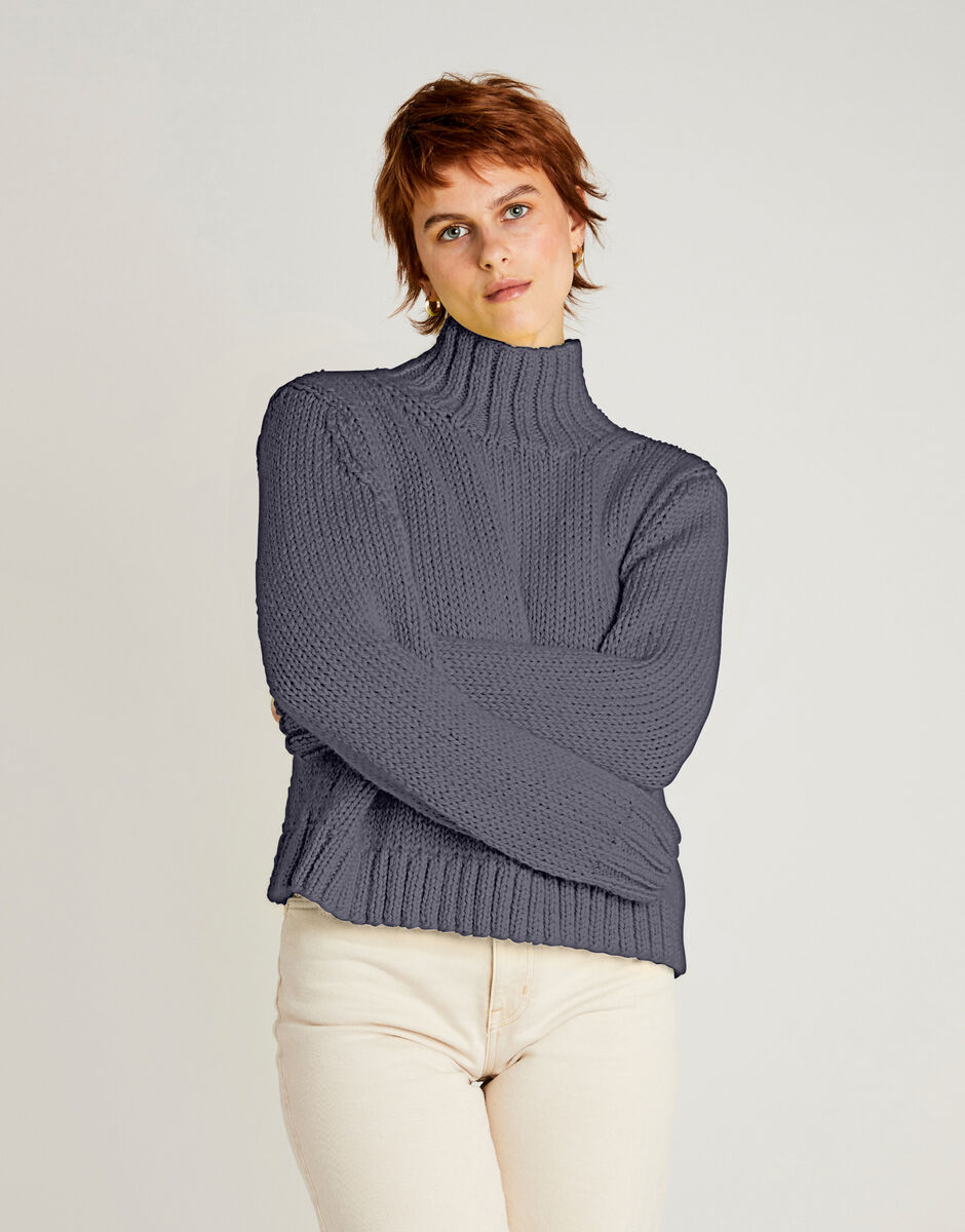 Small World Sweater Tweed Grey