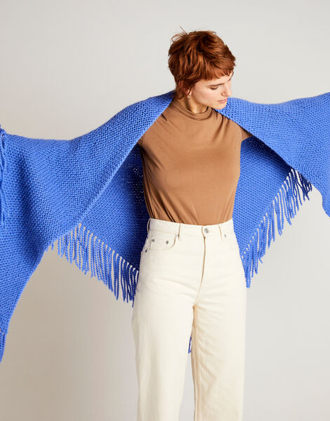 Let It Be Wrap Cornflower Blue