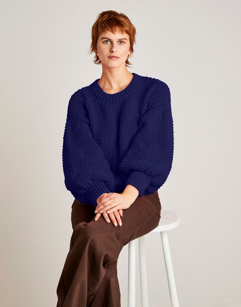 Something Sweater Midnight Blue