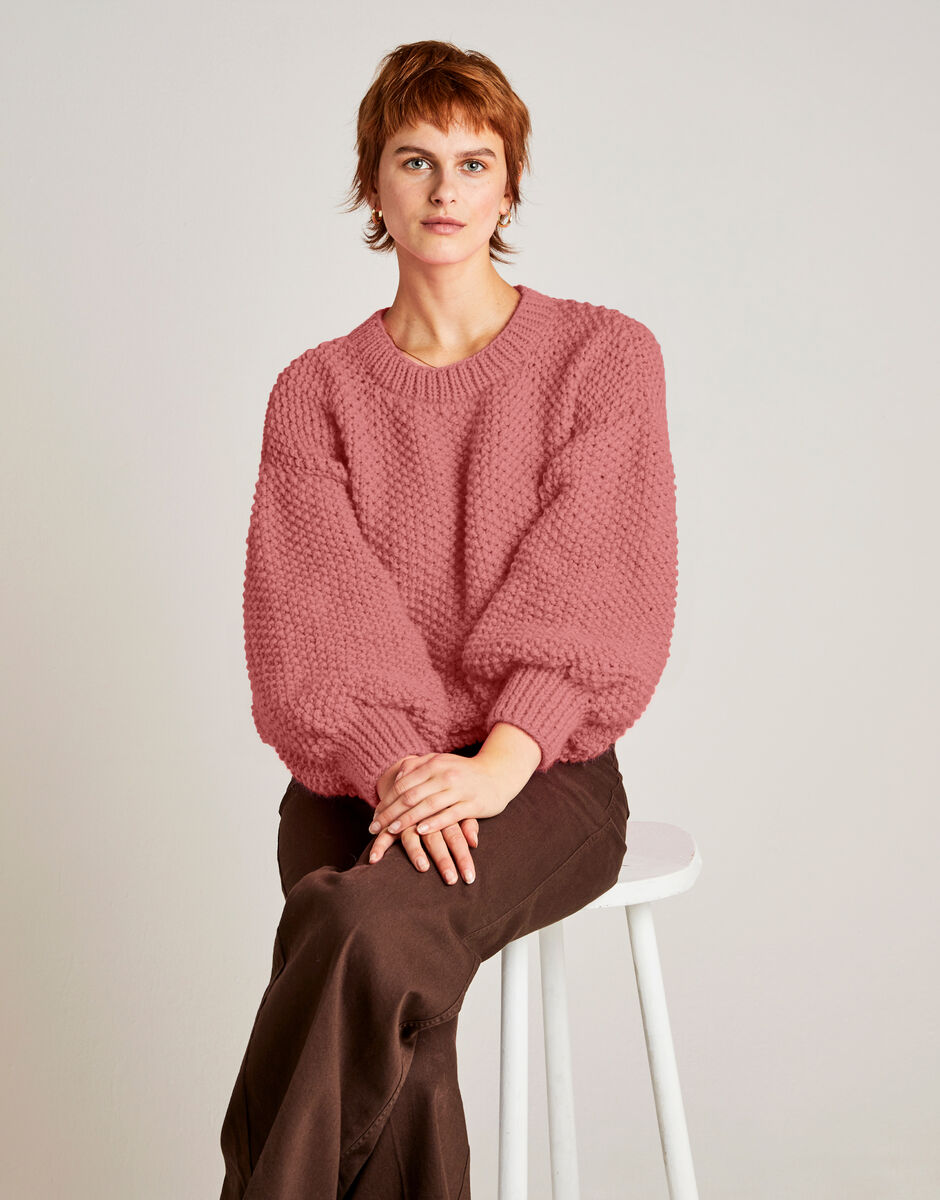 Something Sweater Rocksalt Red