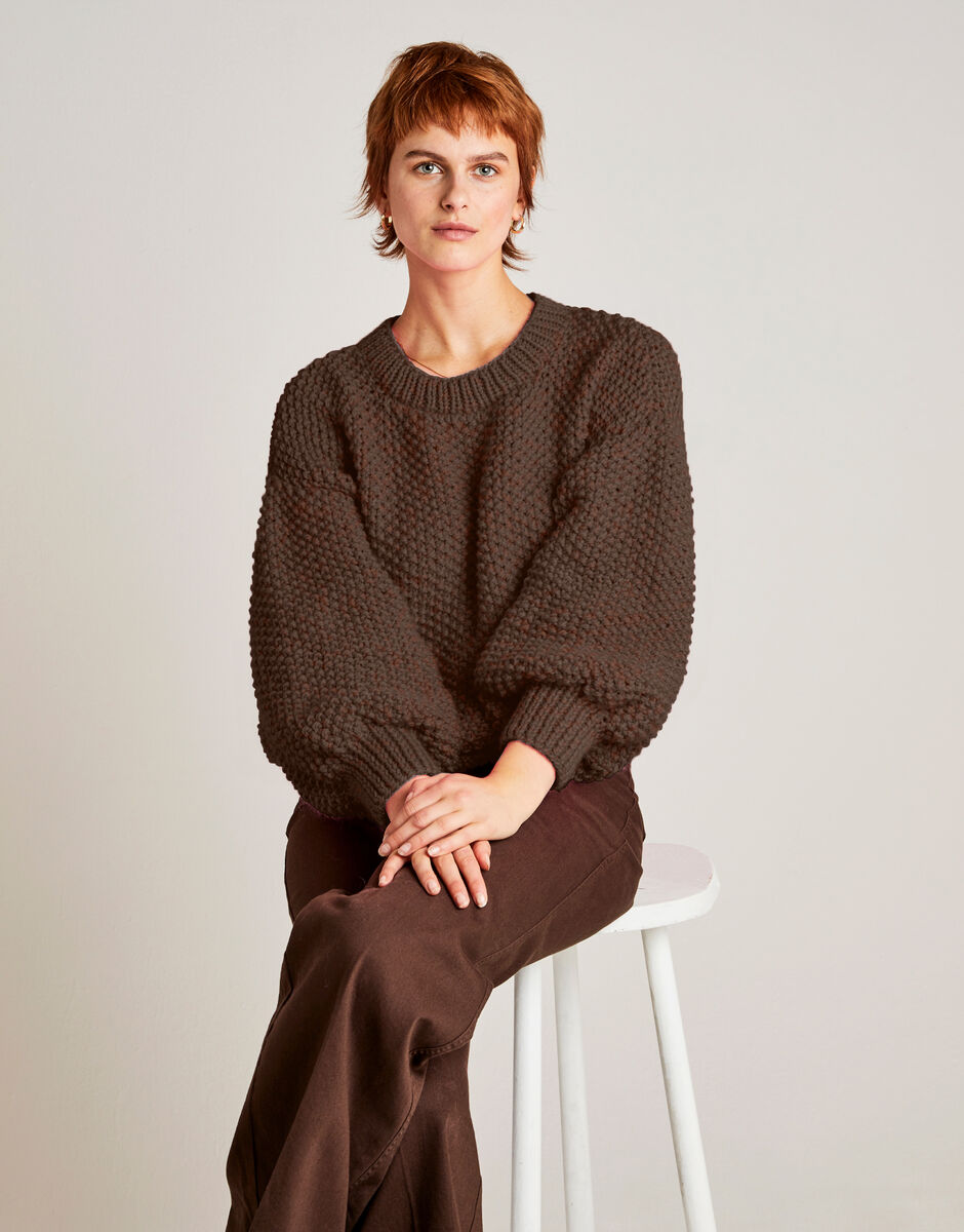 Something Sweater Walnut Brown