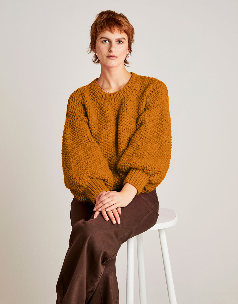 Something Sweater Chestnut Brown