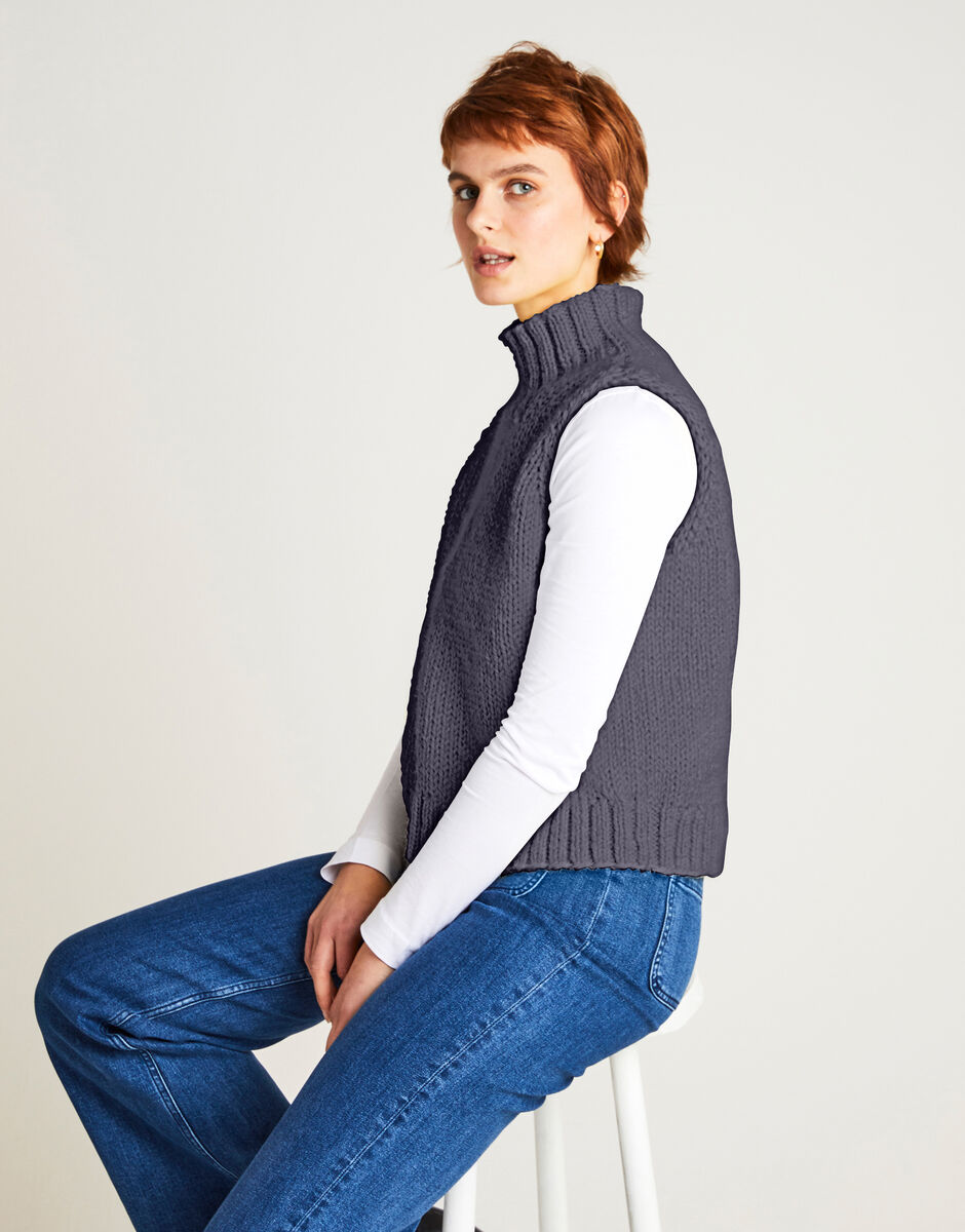 Get Back Pullunder Tweed Grey
