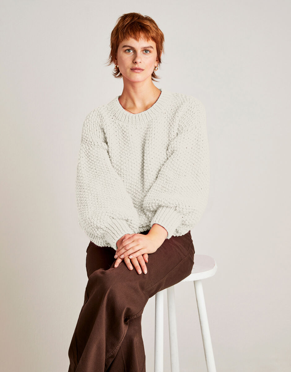 Something Sweater Ivory White